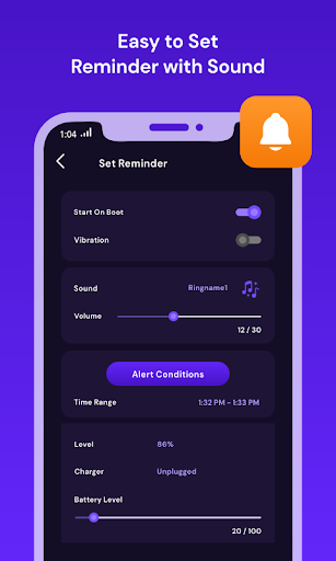Battery Charging Talking Alert Screen 2