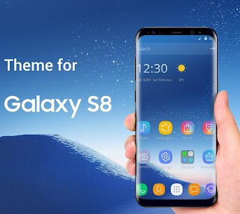 Theme for Samsung S8 For PC installation