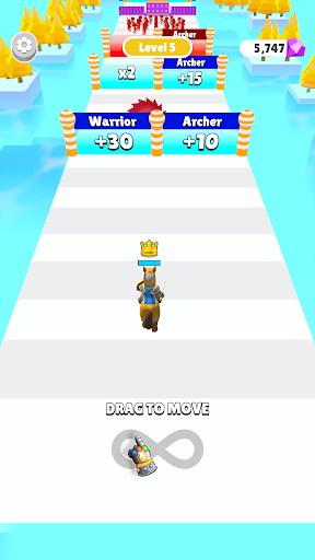 Android application Follow the King screenshort