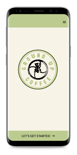 Android application Ground Up Coffee screenshort