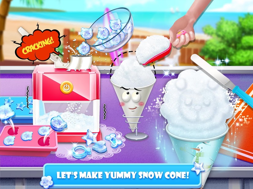 Captura de Pantalla 3 Snow Cone Maker - Frozen Foods android