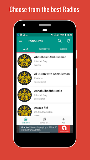 Android application Radio Urdu اردو ریڈیو screenshort