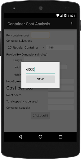 Container Cost Analysis