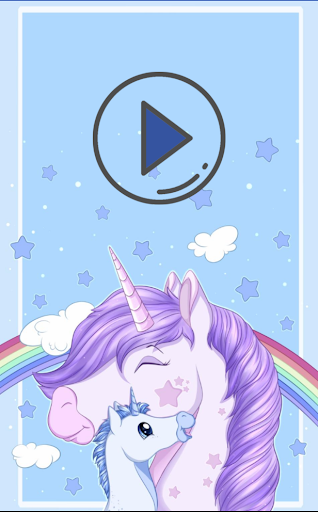 टट्टू गेंडा रंग खेल.रंग भरने वाले गेम