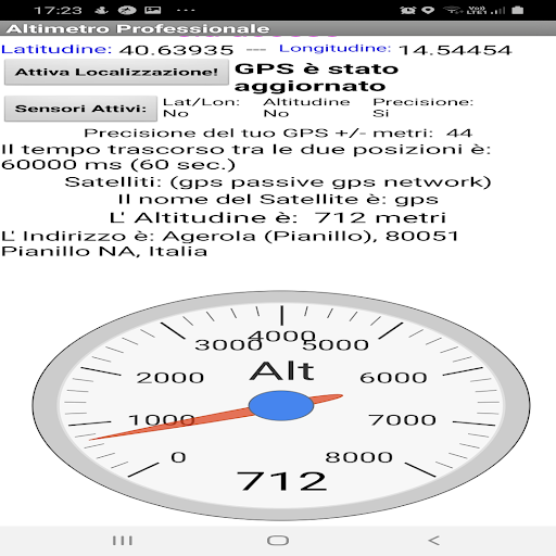 Professional Altimeter Screen 2