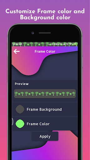 Screenshot of Customized Color Status Bar