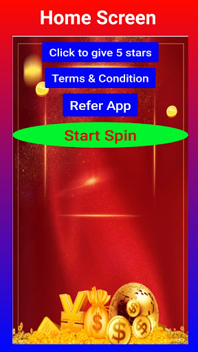 Android application Spin To Win screenshort