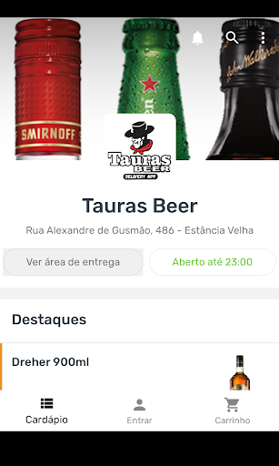 Android application Tauras Beer screenshort