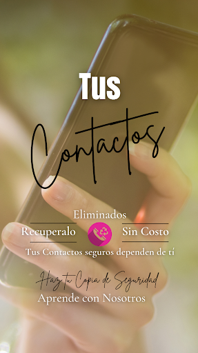 Android application Como Recuperar Contactos screenshort
