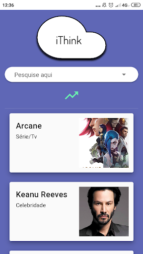 Android application iThink screenshort