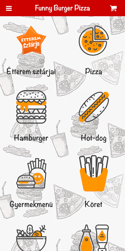 Android application Funny Burger Pizza screenshort