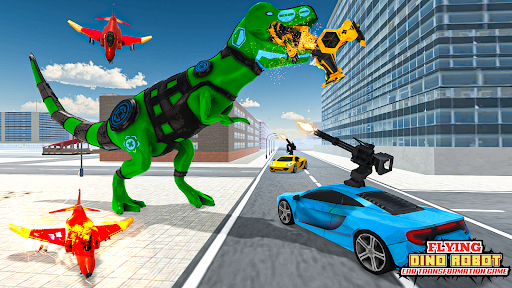 Android application Mech Dino Robot Transform War screenshort