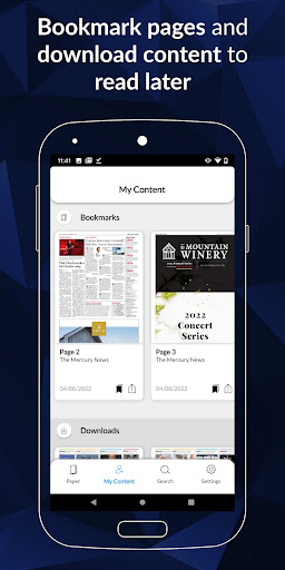 The Mercury News e-Edition Screen 3