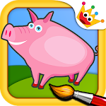 Farm Animals: Kids & Girls puzzles games Free Apk