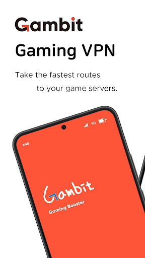 Android application Gambit - Gaming VPN screenshort