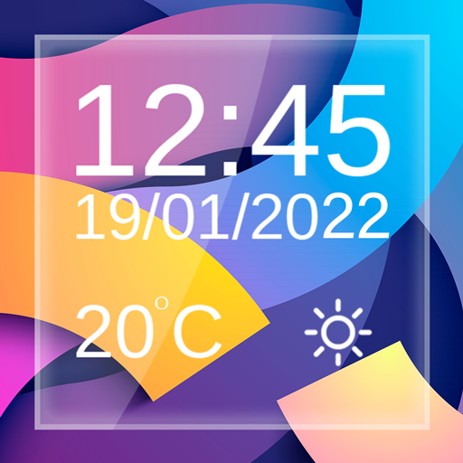 Relogio Digital Simples Widget