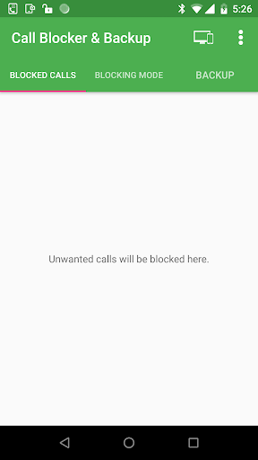 Call Blocker &Call Logs Backup Screen 3