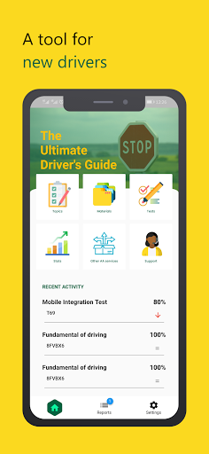 AA Driving Test App Screen 3