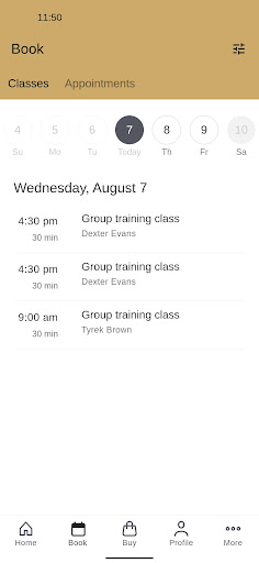 Perfected Bodies Fitness Screen 2