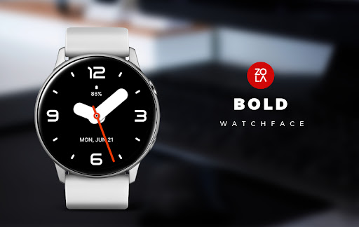 Android application Bold Watch Face screenshort