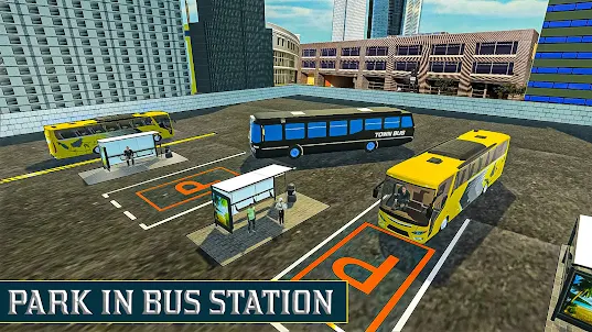 Stadtbus-Parkplatz-Simulator