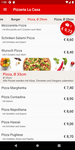 Pizza La Casa Kalsdorf Screen 3