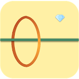 Circle jump icon