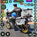 ألعاب دراجة نارية للشرطة 