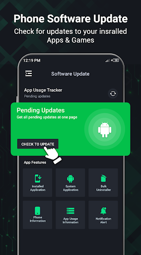 Android application Phone Software Update screenshort