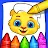 Aplicativo com desenhos infantis para colorir online grátis no celular