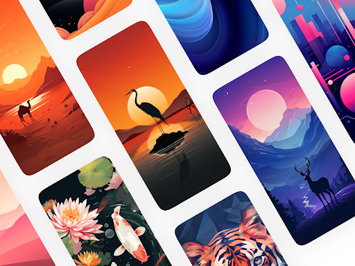 Android application Illustration Wallpapers screenshort