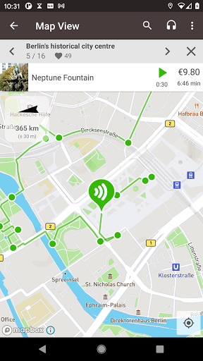 Android application guidemate Audio Travel Guides screenshort