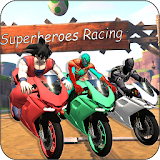 Superheroes Motorcycle Bike Racing Rider icon