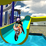 Water Slide Bike DownHill Hero Racing icon