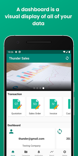 Thunder Sales Screen 3