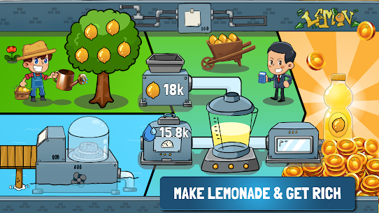 Idle Lemonade Tycoon Empire 2.0.17 APK MOD (Free purchases) 3