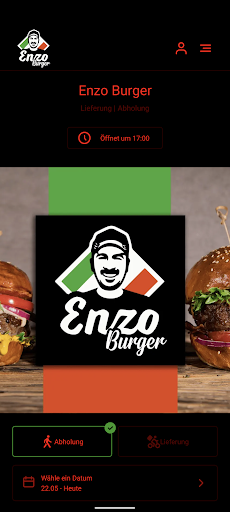 Android application Enzo Burger screenshort