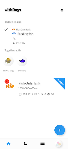 Android application withDays screenshort
