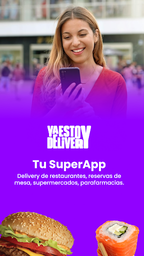 Android application YaEstoy - Comida a domicilio screenshort