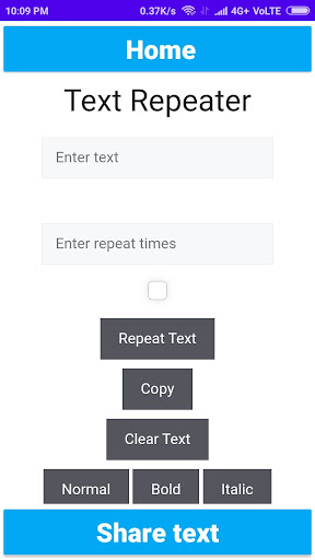 Text Repeater: Repeat Text 10K Screen 2