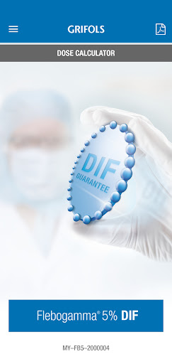 Android application IVIG Dose Calculator Malaysia screenshort