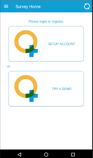 Android application Quality Health Surveys screenshort