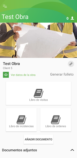Android application iObra screenshort