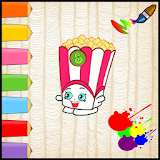 Coloring Book Shopkins Game icon