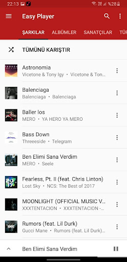 Easy Müzik Çalar Screen 3