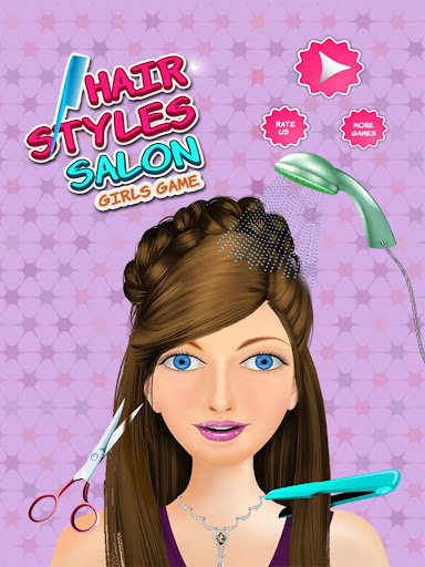 Hair Style Salon - Girls Games screenshots 1