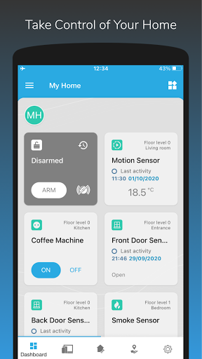 Android application Safely Connect screenshort