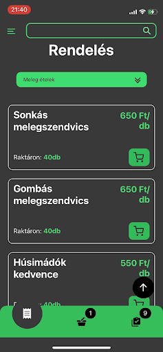 Netbüfé Screen 2