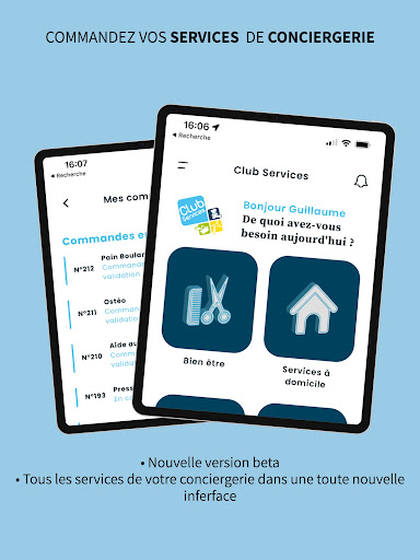 Club Services Conciergerie Screen 2