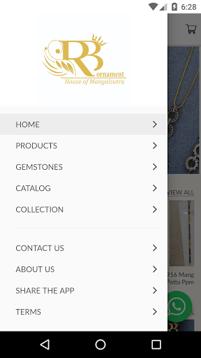 Android application RB Ornament - Gold Mangalsutra screenshort